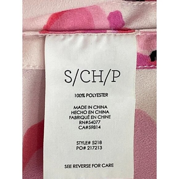 CABI Floating Poppies Halter Tank Top Pink Floral Small #5218 NWOT - Picture 4 of 4